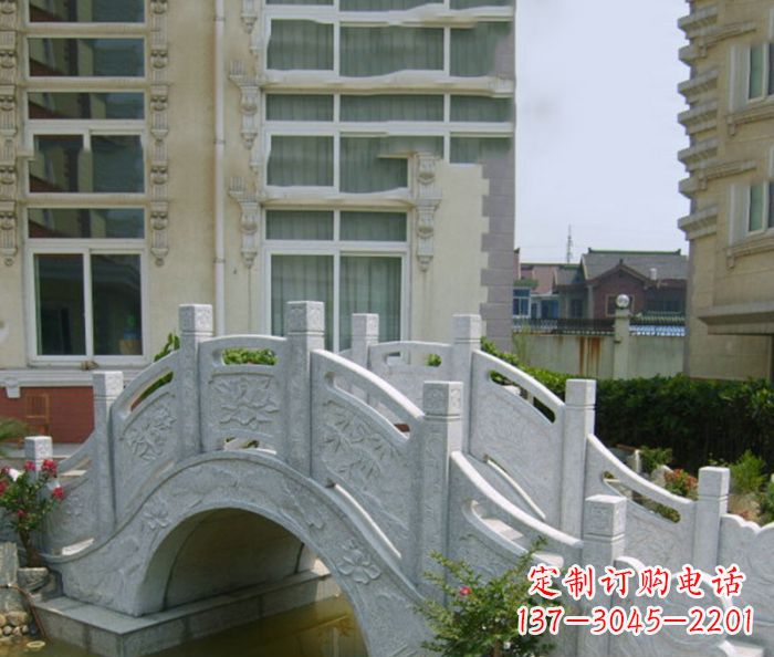 小区景观大理石拱桥 (2)