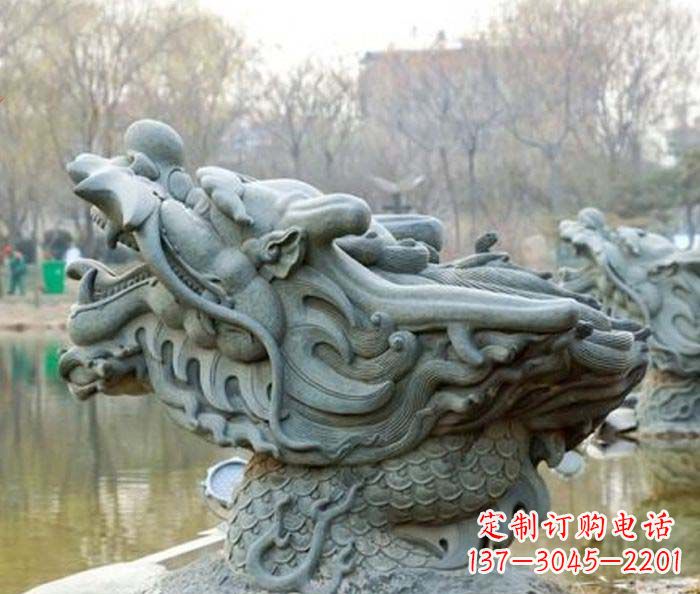 小区景观龙头喷泉石雕