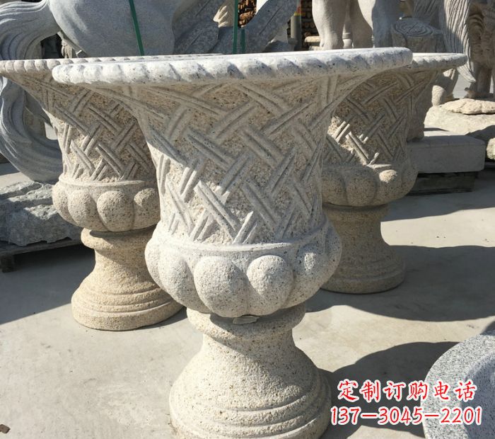 小区景观欧式花钵石雕 (3)