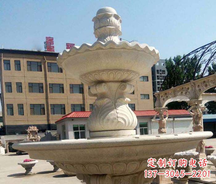 小区景观砂岩大型喷泉石雕