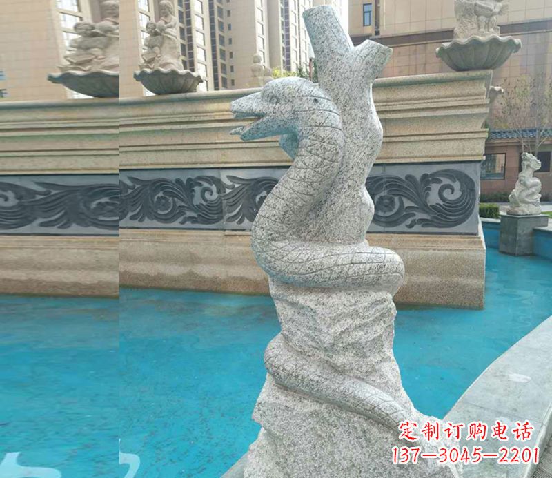 小区十二生肖雕塑动物石雕