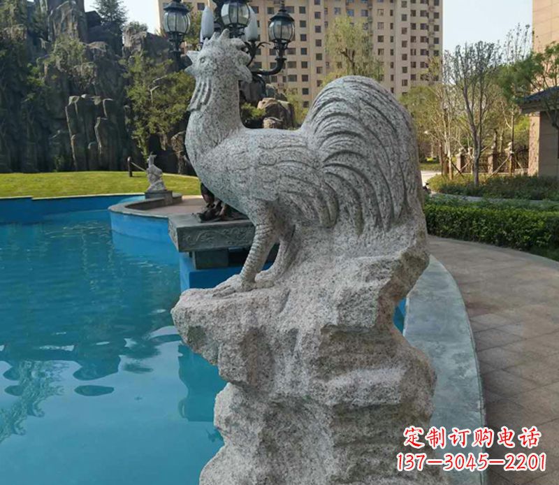 小区/十二生肖/动物/石雕-小区十二生肖鸡动物石雕 小区/十二生肖/动物/石雕-小区十二生肖鸡动物石雕