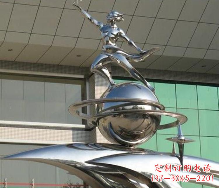 校园/不锈钢/地球/学生/景观-校园不锈钢地球和学生景观雕塑 校园/不锈钢/地球/学生/景观-校园不锈钢地球和学生景观雕塑