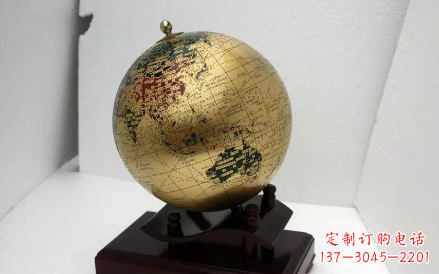 校园不锈钢地球仪雕塑 (3)