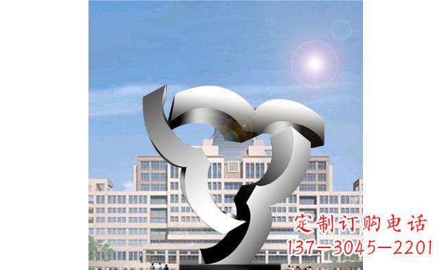 校园不锈钢梦想景观雕塑