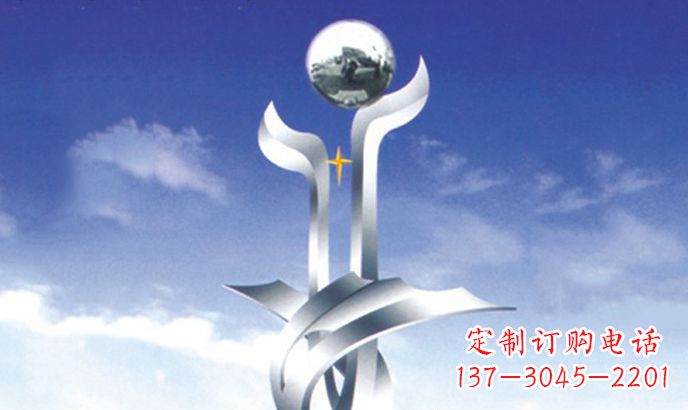 校园不锈钢未来之星雕塑