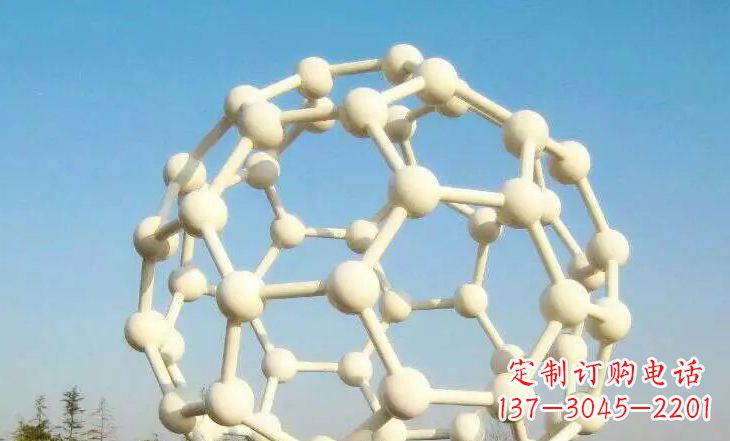 校园不锈钢原子模型雕塑 (3)