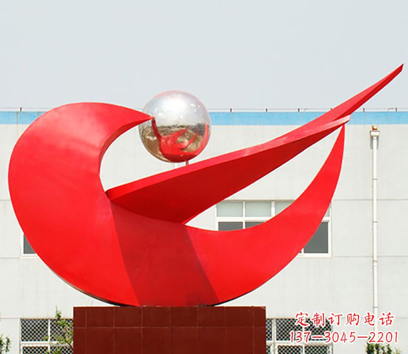 校园海之星不-锈-钢-雕-塑-