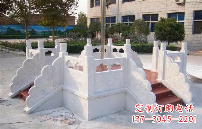 校园汉白玉升旗台