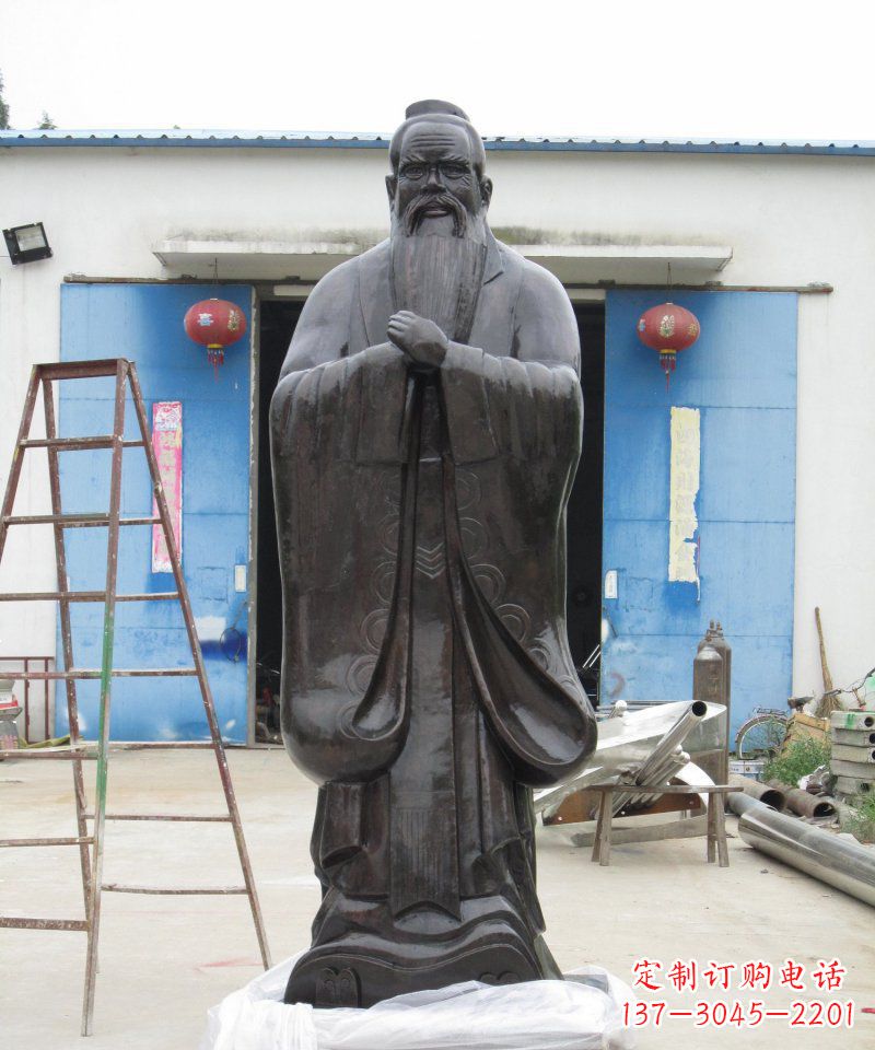 校园老子古代名人铜雕 校园老子古代名人铜雕
