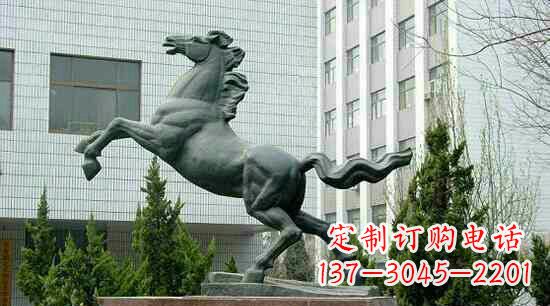 校园/龙马精神/铜雕-校园龙马精神铜雕
