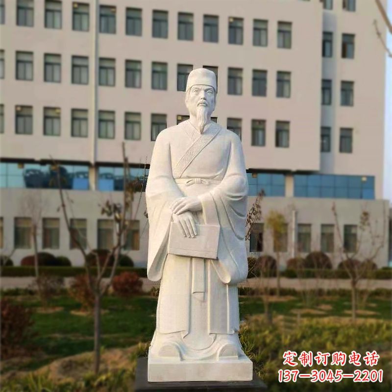 校园名人汉白玉雕塑医院医学院古代著名人物雕像