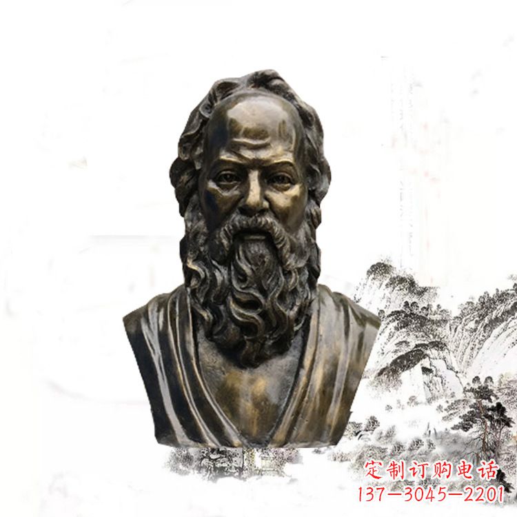 苏格拉底雕塑 - 校园/名人/苏格拉底/头像 苏格拉底雕塑 - 校园/名人/苏格拉底/头像