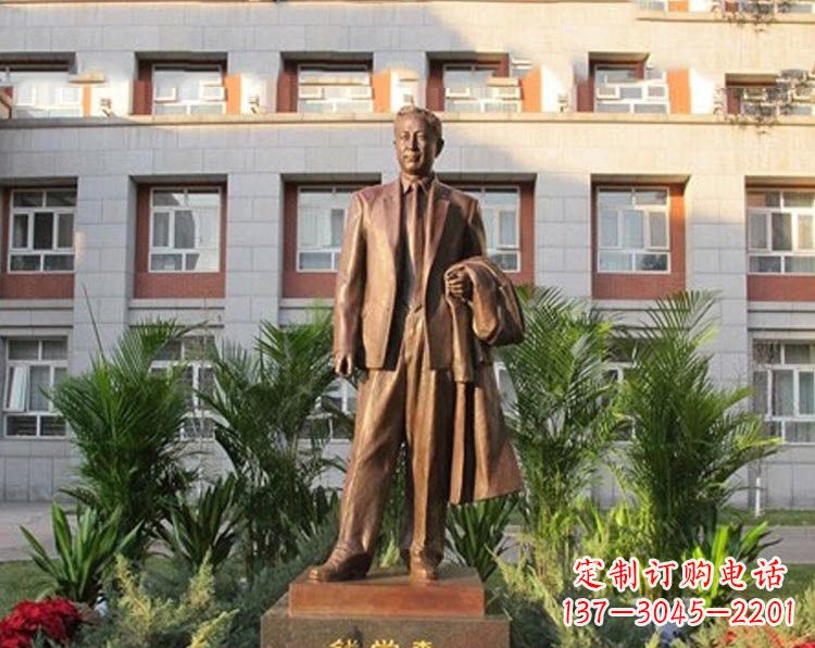 校园钱学森铜雕