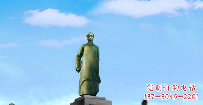 朱自清雕塑 - 校园/朱自清/近代/名人/铜雕 朱自清雕塑 - 校园/朱自清/近代/名人/铜雕