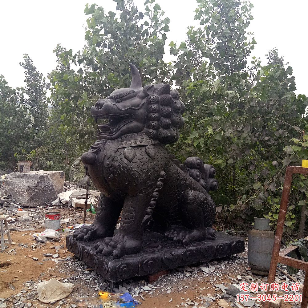 獬豸铸铜雕塑
