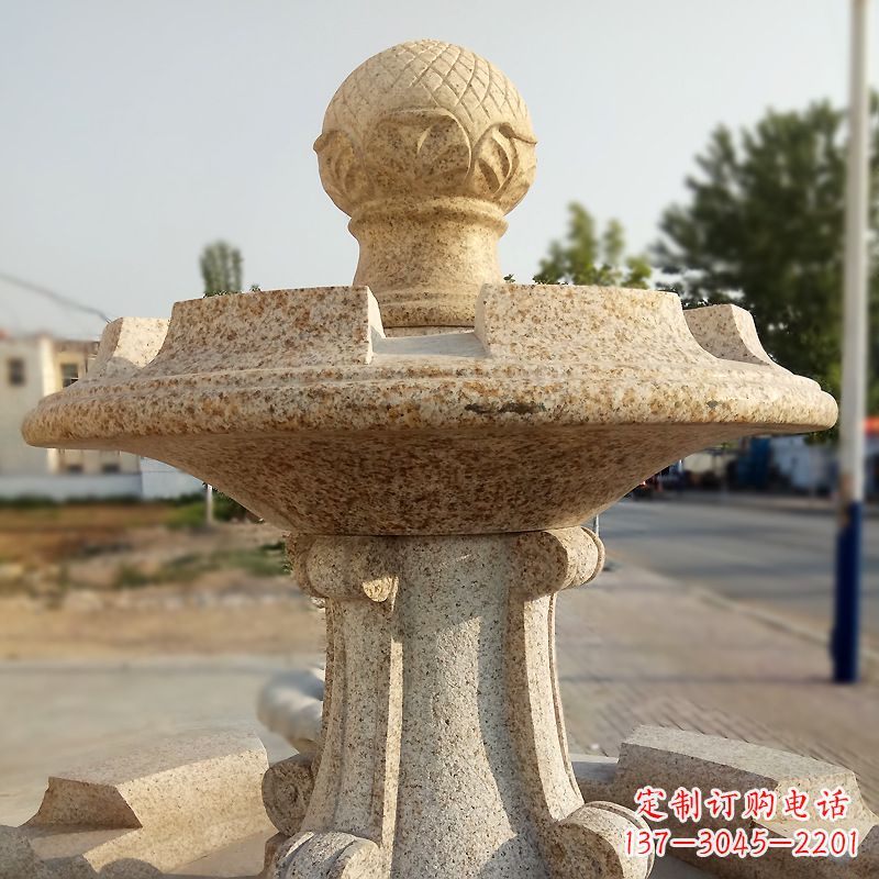 新型石雕风水球
