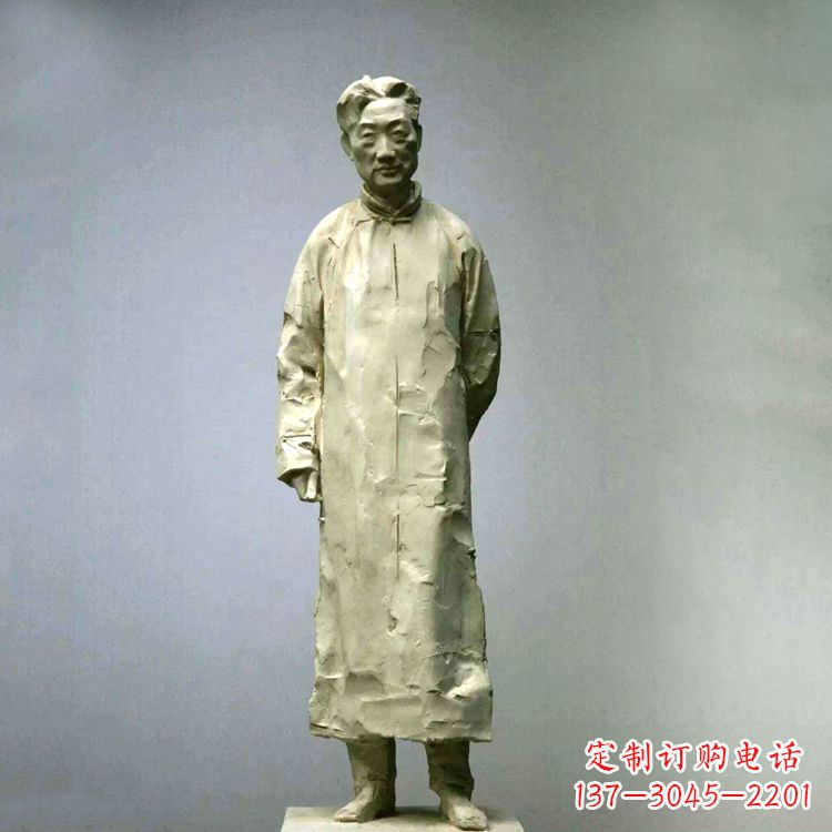 徐悲鸿雕塑像石雕历史名人雕像