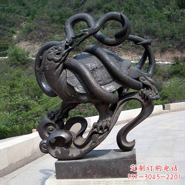 玄武铜雕景观摆件