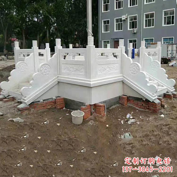 学校汉白玉升旗台石雕 学校汉白玉升旗台石雕