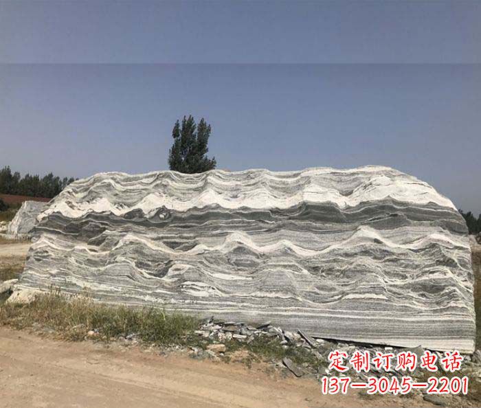雪浪石假山公园景观石雕
