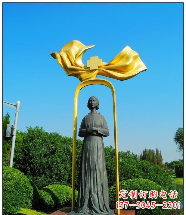 南丁格尔雕塑 - 医院/南丁格尔/名人/铜雕 南丁格尔雕塑 - 医院/南丁格尔/名人/铜雕
