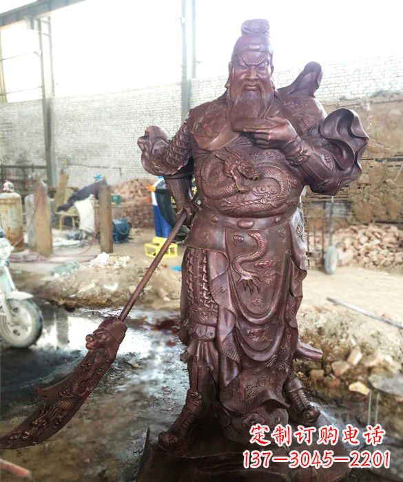 义薄云天关公像