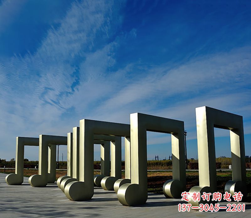 音符雕塑户外