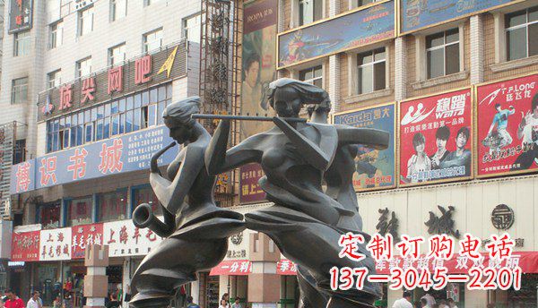 音乐人物街边景观铜雕 音乐人物街边景观铜雕