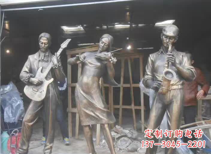 音乐人物铜雕112