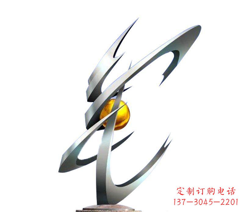昱志广场不-锈-钢-雕-塑-