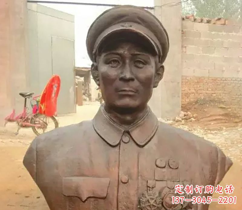 元帅名人胸像铜雕