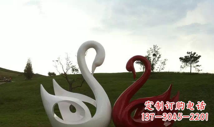 天鹅雕塑 - 园林/不锈钢/抽象/天鹅 天鹅雕塑 - 园林/不锈钢/抽象/天鹅