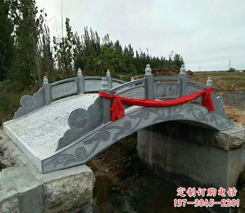 园林仿古石拱桥景观雕塑