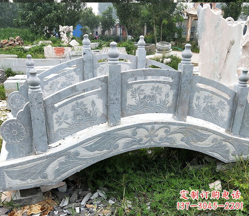 园林仿古石拱桥景观石雕 (3)