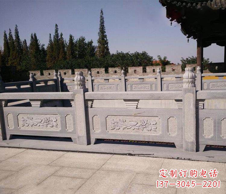 园林仿古石栏板景观石雕 (2)