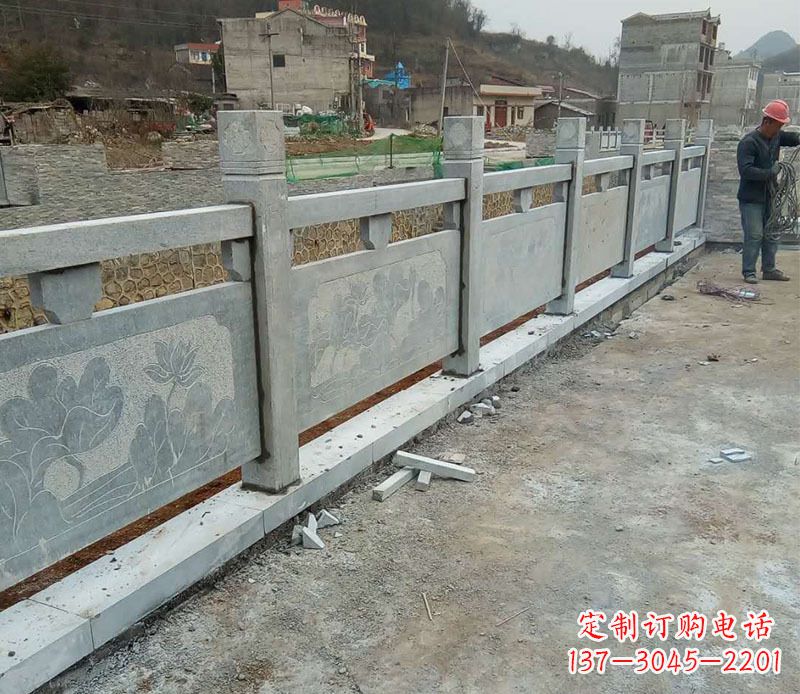 园林仿古石栏板景观石雕 (5)