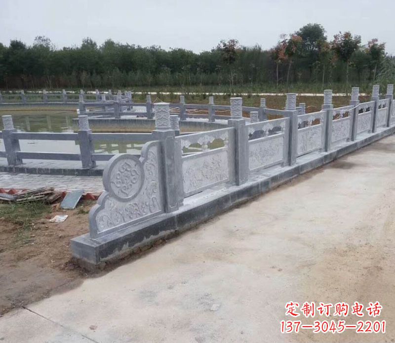 园林仿古石栏板景观石雕 (11)