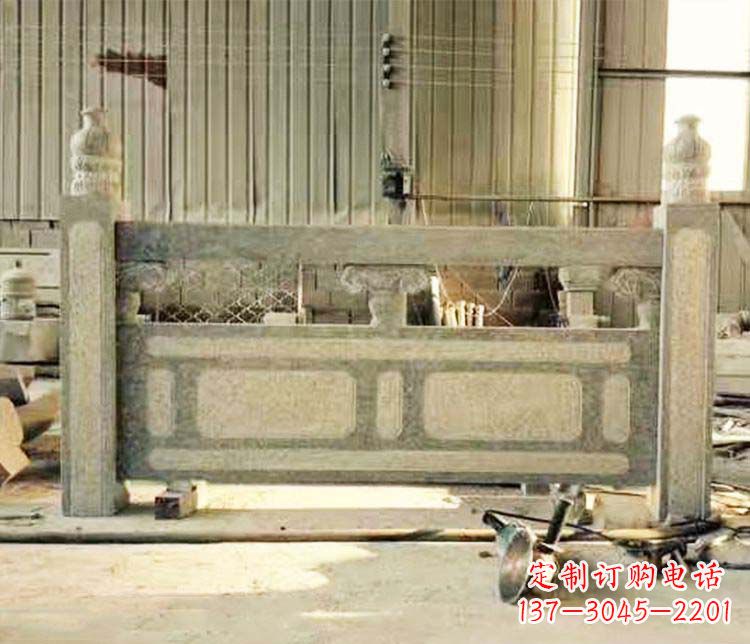 园林仿古石栏板景观石雕