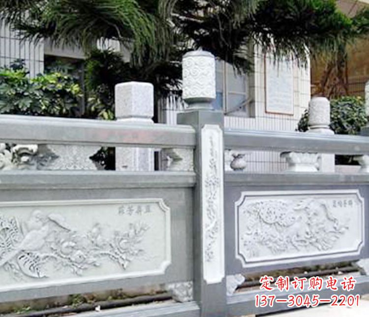 园林仿古石栏板石浮雕石雕 (2)