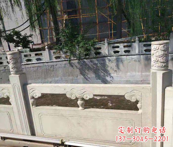 园林景观大理石栏板石雕 (6)