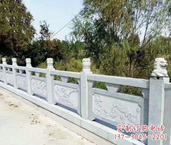园林景观大理石栏板石雕_1