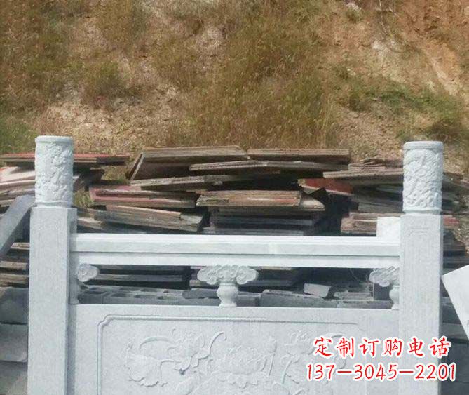 园林景观大理石栏板石雕