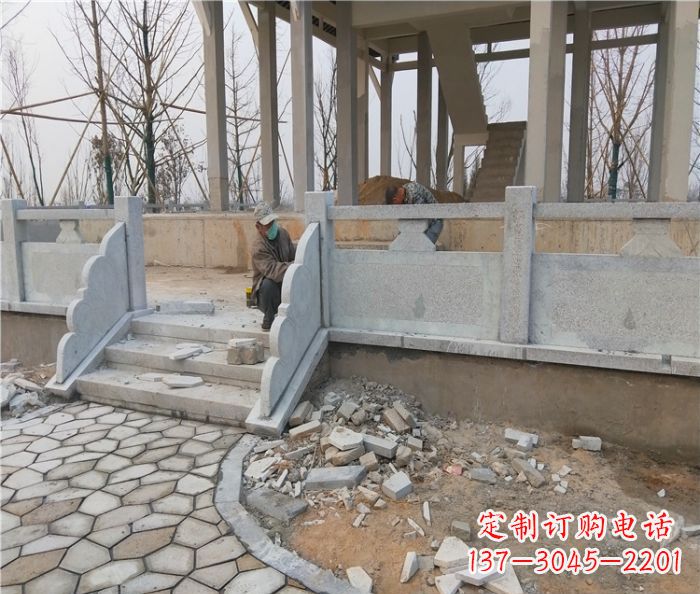 园林景观大理石桥栏板石雕_2 (2)