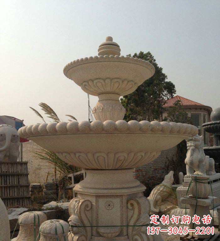 园林景观大型喷泉石雕