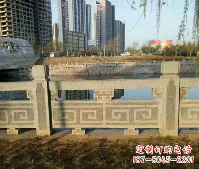 园林景观仿古石雕栏板 (3)