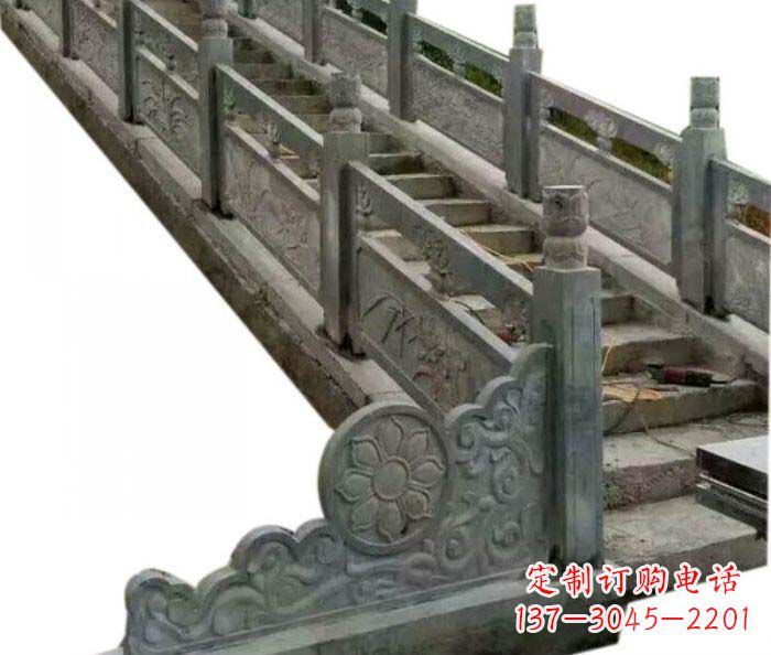 园林景观仿古石雕栏板 (4)