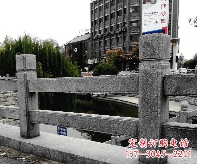 园林景观仿古石雕栏板 (9)
