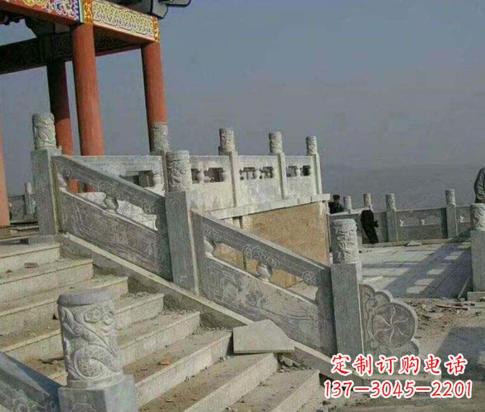 园林景观仿古石雕栏板