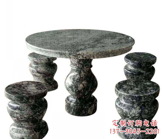 园林景观圆形石桌凳